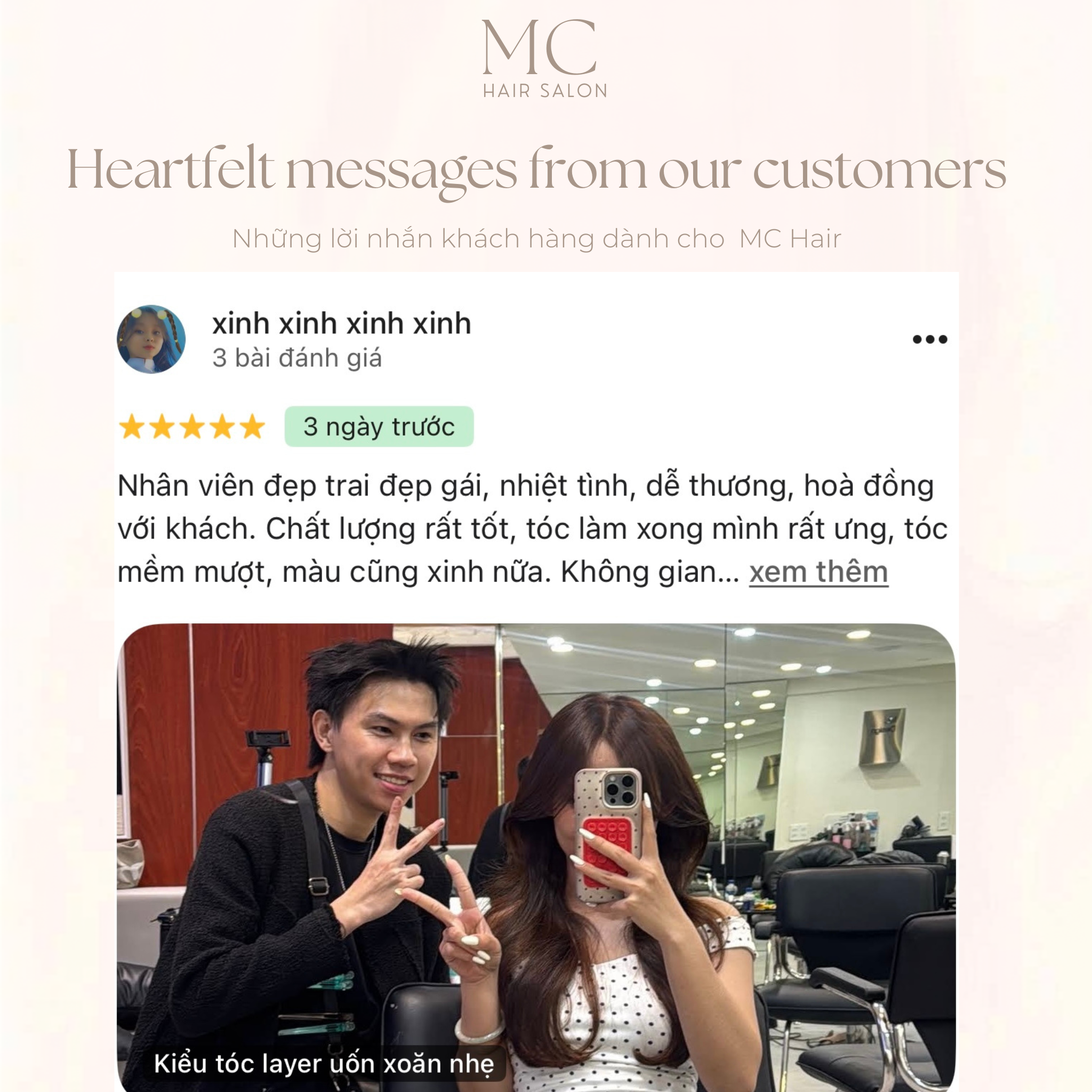 Heartfelt messages from our customers